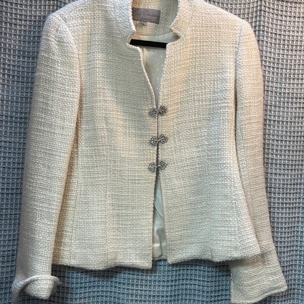 Earl Rutenberg cream blazer
